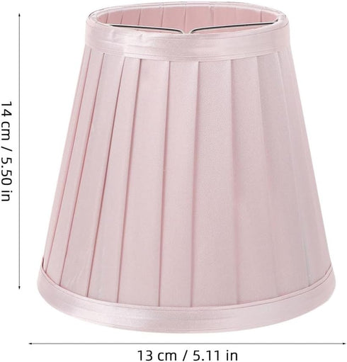 Bulb 5x5x3 Inch, Hemobllo Small Lamp Shade - Clip On Lampshade Fabric Mini Replacement s for Table s, Floor s, Wall s