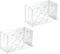 Othmro 2Pcs 40mm Clear Test Tube Racks - 6 Positions for Laboratory and Party Favors