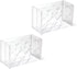 Othmro 2Pcs 40mm Clear Test Tube Racks - 6 Positions for Laboratory and Party Favors