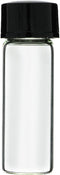 144-Pack 1 Dram Clear Glass Vials with Coned Caps, 4 ml, for Oils and Crafts