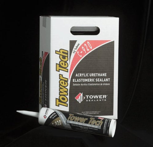 Tower Tech 2 Acrylic Urethane Elastomeric Sealant, 10.1 fl oz, Limestone