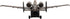 TREASURE GURUS, LLC A-10 Treasure Gurus USAF Model Warthog Plane Die Cast Pencil Sharpener