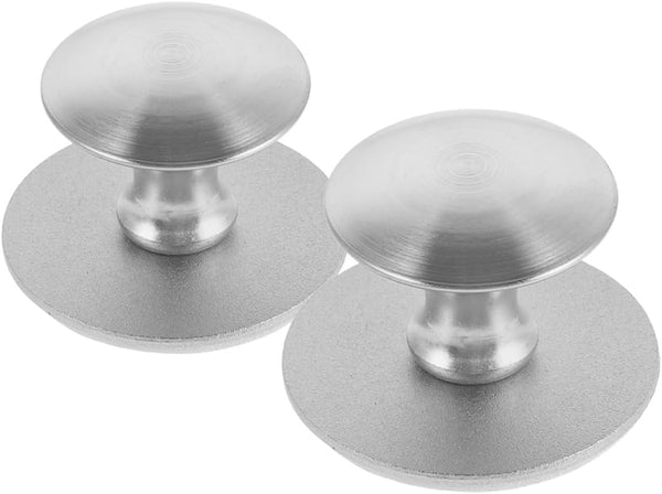 2pcs Stainless Steel Suction Cup Shower Grab Bars Adhesive Glass Door Pull