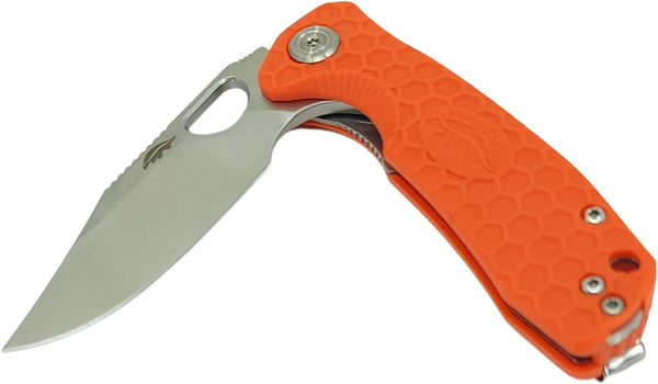 Honey Badger Knives Small Clip Point Folding Pocket Knife - 8Cr13MoV Steel,