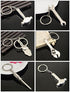 16-Piece Mini Construction Tools Keychains - Assorted Designs for Creative Play & Gifting