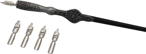 Gullor Calligraphy Pens Set - Handcrafted Dip Pen Calligraphy Set with 18 Nibs