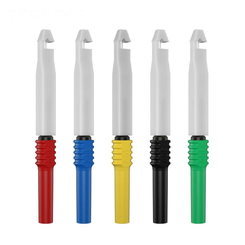 25pcs Test Lead Kit, 4mm Banana Plug to Alligator Clip Test Probes, Back Probe Kit for Multimeter Automotive Testing