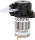 Walfront 6V Miniature Silent Peristaltic Pump, Titration DC Self-Priming Dosing Pump 0.1-100 ml/min (Flat Black)