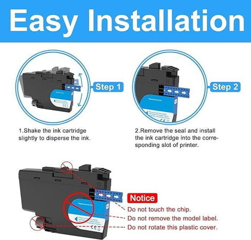 LCL 1-Pack Compatible Ink Cartridge Replacement for Brother LC-404 LC404 (Black)