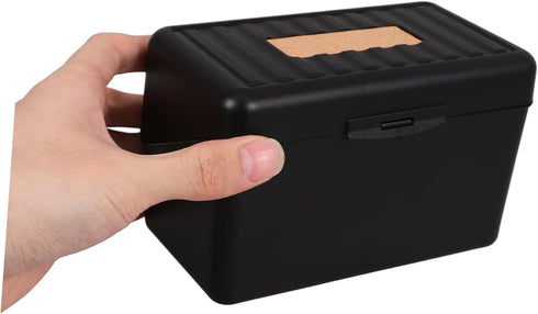 5pcs Tofficu Portable Index Card Organizer Multi-function Card Box for Business and Flash Stylish and Design for Office