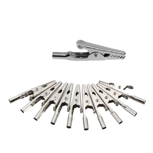 25PCS Insulated Mini Test Alligator Clip 10mm Insulated Safety Test Leads Alligator Clips Plug Connectors Heavy-Duty Insulated Alligator Clips