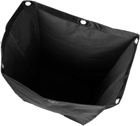 Abbraccia Oxford Waterproof Janitorial Cleaning Cart Replacement Bag Black