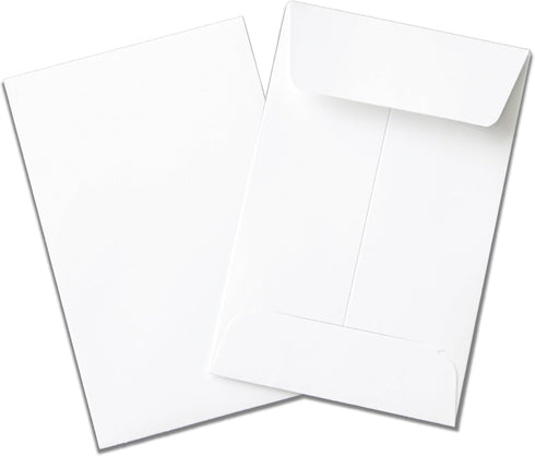 Guardian #1 Paper Coin Envelopes with Gummed Flaps, Pack of 500 Blank Small Envelopes for Storage