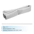 1.7:1 1-3/16"(30mm) 1-1/4"(32mm) 3.3ft MECCANIXITY Silicone Heat Shrink Tubing Ratio ID x OD Silicone Rubber Hose