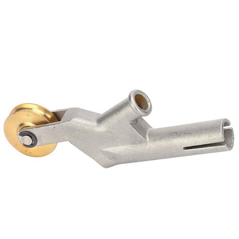Hot Air Welding Weld Nozzle with Rollers, Stainless Steel Alloy Speed Welding Nozzles Replacement