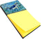 Carolines Treasures Humpback Whale Sticky Note Holder, Large Multicolor
