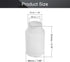 Othmro 100ml Plastic Bottles Lab Chemical Reagent Bottles Wide Mouth Liquid Solid Round Bottles Sample Storage Containers Sealing Storage Bottles for Food Stores Food Factory White Translucent by Othmro