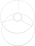 DIY Round Lampshade Frame 20Cm Diameter Metal Lampshade Accessory Ring for E27