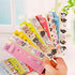 Cute Animals Shape Stickers, 6pcs Stationary Set, Brown Bear Self-Stick Tab Note Pads for Office School