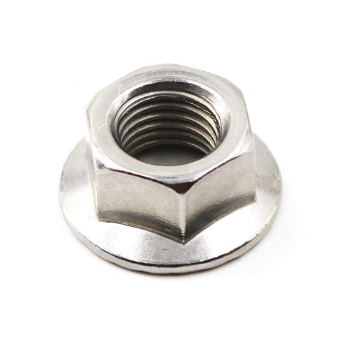 304 Stainless Steel Metric M6 Flange Nuts, 6mm Hex Nut, 30 Pack