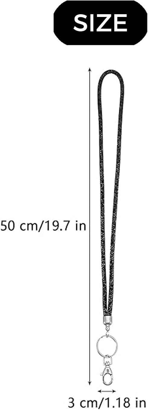 ZQTSANKESL 1 piece of mobile phone hanging rope, light luxury full diamond keychain pendant, luggage diamond chain DIY
