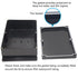 Zulkit Junction Box ABS Plastic Dustproof Waterproof IP65 Electrical Project Enclosure with Fixed Ear