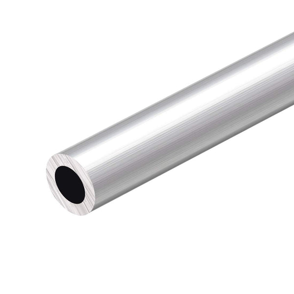 uxcell 6063 Aluminum Round Tube - 300mm Length, 20mm OD, 12mm Inner Dia Seamless Tubing