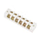 Porcelain Ceramic Terminal Block, Heat Resistance 6 Way Terminal for Wire Connector, Electrical Field - 96.5x23x20mm /1