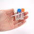 100PCS 2ml Plastic Small Vials with Screw Caps, Cryotubes, PP Material, Free from DNase, RNase, Human DNA