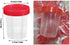 NentMent 6 Pack 4 oz Specimen Cups Disposable Urine Collection Containers with Leak Proof Lids Stool Sample Pee Cup
