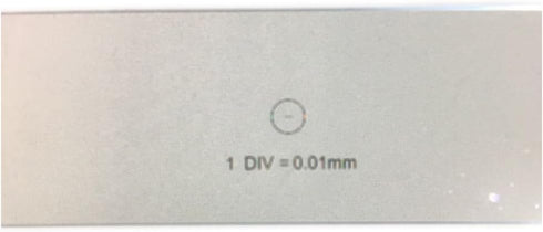 0.01mm Microscope Camera Calibration Slide Stage Micrometer