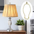 10 Inch Lamp Harp, 2 Set Gold Lamp Shade Holder with Finial, DIY Detachable Replacement Adapter for Table/Floor Lamps