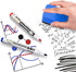 Dry Erase Erasers, 36 Pack Magnetic Whiteboard Eraser for Classroom Office and Home (Blue)
