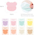 Monolike Bubble Bear Sticky-it - 8p Set Self-Adhesive Memo Pad 30 Sheets by Monolike