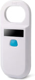 hecere ISO11784/11785 134.2Khz/125khz Portable OLED Display RFID FDX-B Microchip Reader Scanner for Dog/CatBlack