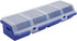 ShanLily 1Pc Small Parts Storage Organizer With Lid Stackable Nail Screw Container Divider Garage Craft Tools Hardware