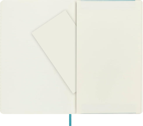 Moleskine Classic Notebook - Soft Cover, Large (5" x 8.25"), Ruled/Lined, Reef Blue, 192 pages