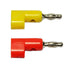 Qingdinu 40 4MM Pcs Multi - Color Stackable Banana Plug Terminal Binding Post Electrical DIY Components(Red)