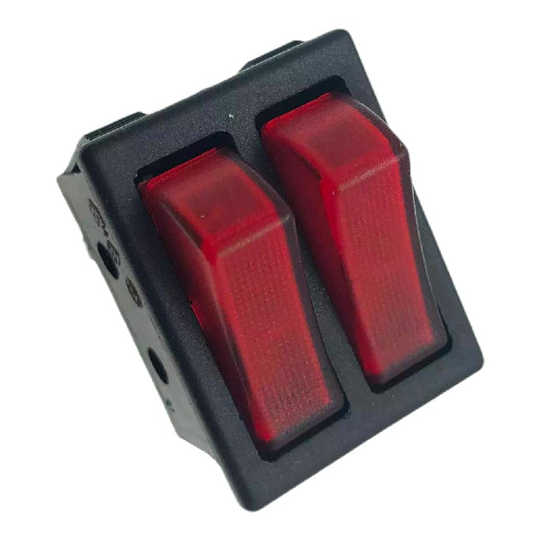 Rocker Switch 16A 20A Canal R Series, 6 Pin Electric Space Heater Replacement for Lakewood Delonghi