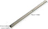 2PCS KOMBIUDA Heavy Duty Keyboard Drawer Slide Galvanized Ball Bearing Full Extension Rail for Bedside Cabinets