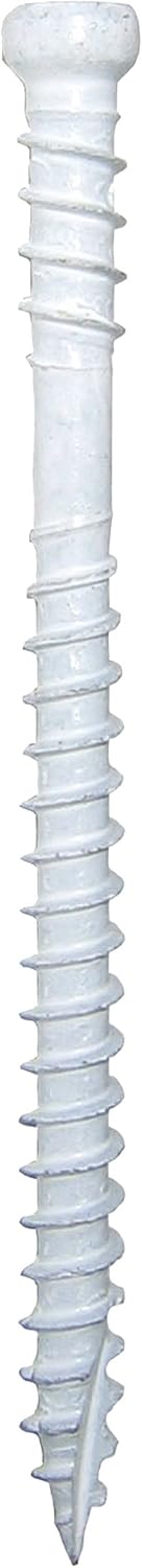 GRK Fasteners 96065 White FIN/Trim #8 x 2-1/2" Screws 100CT by GRK