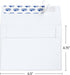 ValBox 100 Qty A6 Envelopes Self Seal 6.5 x 4.75" White Kraft Paper Invitation Envelopes for 4x6 Cards, Photos, Invitations, Weddings, Baby Shower, Birthday, Announcements, RSVP (A6) by ValBox