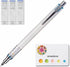 Kuru Toga Advance Auto Lead Rotating Mechanical Pencil 0.3mm White (M35591P.1) + Uni Smudge-Proof Leads, Sticky Notes