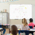 VIZ-PRO Magnetic Foldable White Board, 48 X 36 Inches, Dry Erase Whiteboard with Silver Aluminium Frame