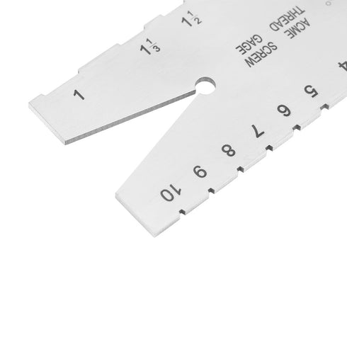 Screw Thread Gauge, Stainless Steel Grinding Gage 29 Degree Inspection Tool for Woodworking & Metalworking