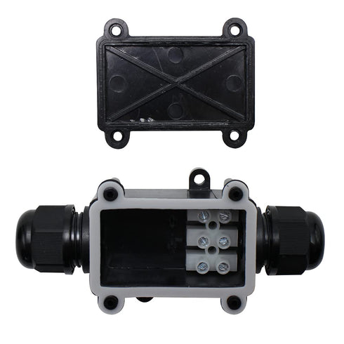 Junction Box Waterproof IP68 2 Way Plug Line M20 Coaxial Underground Electrical Junction Box