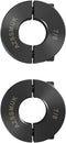 Two-Piece Clamping Collar, Carbon Steel with Black Oxide Plating, 7/8" Bore Size, Set Screw