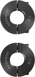 Two-Piece Clamping Collar, Carbon Steel with Black Oxide Plating, 7/8" Bore Size, Set Screw