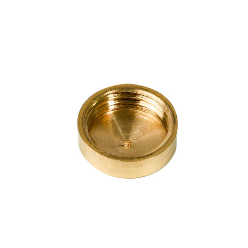 10PCS Brass Mirror Screws - 12mm Golden Cap Cover Nails Fasteners for Decorative Mirror, Sign Hardware