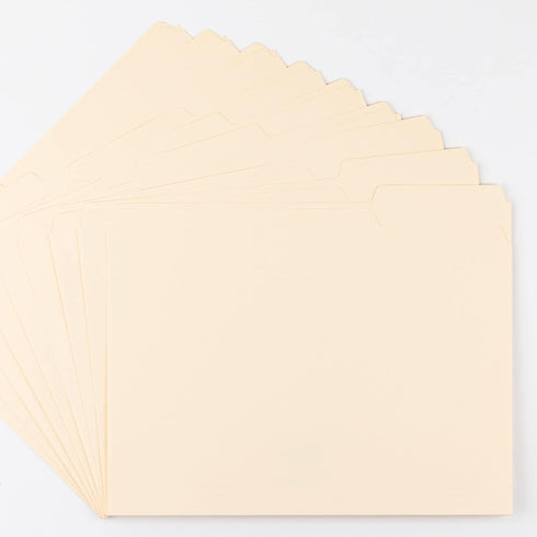 Smead Manila File Folder, 1/3-Cut Tab, Letter Size, 200 per Box, Manila